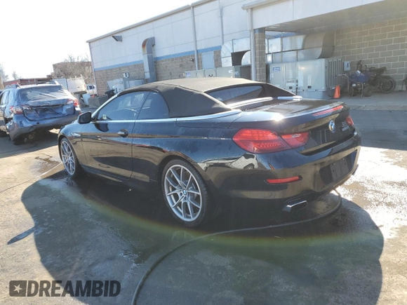 2012 BMW 6 Series 650i z VIN WBALZ3C57CDL73218, wystawiony jako Copart lot #49639975 z przebiegiem 54 408 mil mil oraz Szkoda całkowita • Salvage title. Historia ofert i sprzedaży dostępna na DreamBid. Obrazek 2.