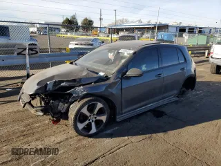 2015 Volkswagen GTI SE with VIN 3VW4T7AU6FM051380, listed as a Copart auction lot 85566824 with 161,716 mi miles and Salvage Title. Bid and sale history available at DreamBid. Image 1.