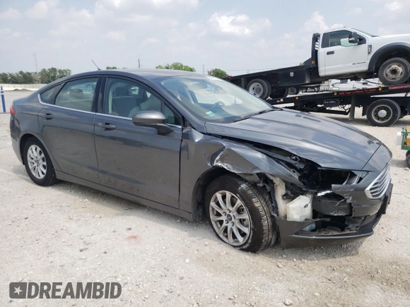 2017 Ford Fusion S with VIN 3FA6P0G73HR397956, listed as a Copart auction lot 54741335 with 41,954 mi miles and Salvage Title. Bid and sale history available at DreamBid. Image 4.