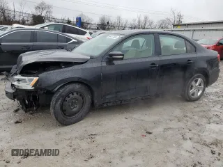 2012 Volkswagen Jetta Sedan TDI w/Premium & Nav with VIN 3VWLL7AJ4CM415695, listed as a Copart auction lot 84427434 with 164,300 mi miles and Salvage Title. Bid and sale history available at carsss.com. Image 1.