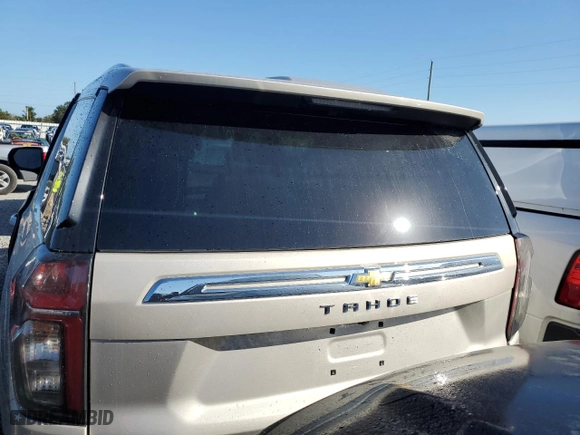 2023 Chevrolet Tahoe LT with VIN 1GNSCNKDXPR539574, listed as a Copart auction lot 74490004 with 0 mi miles and Salvage Title. Bid and sale history available at carsss.com. Image 6.