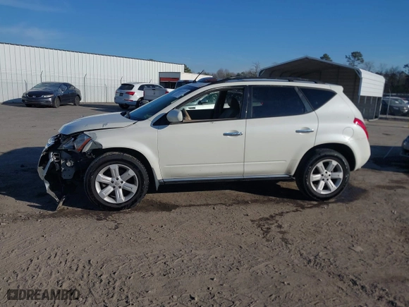 2007 Nissan Murano S with VIN JN8AZ08W97W631943, listed as a IAAI auction lot 41727275 with 252,599 mi miles. Bid and sale history available at carsss.com. Image 14.