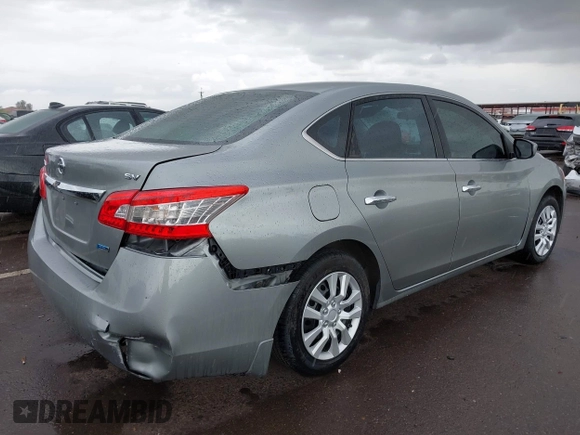 2014 Nissan Sentra S with VIN 3N1AB7APXEY233127, listed as a IAAI auction lot 42174370 with 102,423 mi miles and . Bid and sale history available at DreamBid. Image 6.