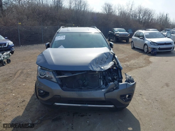 2019 Nissan Pathfinder S with VIN 5N1DR2MM6KC591691, listed as a IAAI auction lot 41803630 with 66,794 mi miles. Bid and sale history available at carsss.com. Image 12.