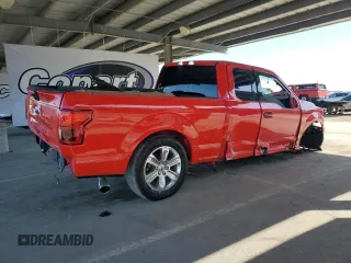 2018 Ford F-150 XL with VIN 1FTEX1CP8JKF82029, listed as a Copart auction lot 55521375 with 90,475 mi miles and Salvage title. Bid and sale history available at DreamBid. Image 3.