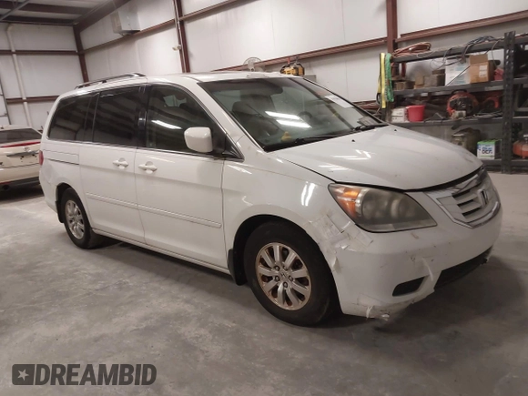 2008 Honda Odyssey EX-L with VIN 5FNRL38748B409231, listed as a IAAI auction lot 41820021 with 193,840 mi miles. Bid and sale history available at carsss.com. Image 1.