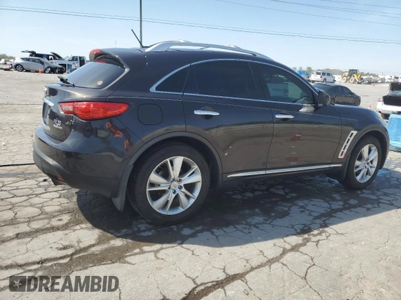 2012 Infiniti FX with VIN JN8AS1MW0CM154986, listed as a Copart auction lot 52563955 with 145,113 mi miles and Non repairable. Bid and sale history available at DreamBid. Image 3.