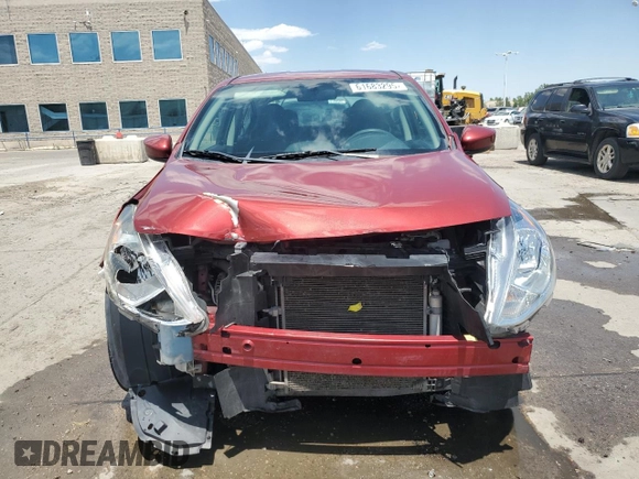 2016 Nissan Versa S with VIN 3N1CN7AP7GL842160, listed as a Copart auction lot 61683295 with 60,600 mi miles and Salvage title. Bid and sale history available at DreamBid. Image 5.