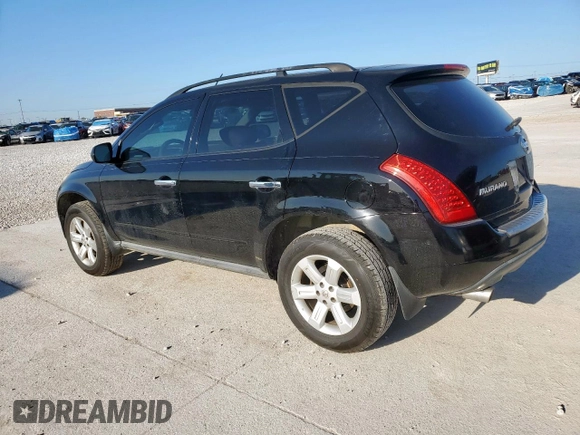2007 Nissan Murano SL z VIN JN8AZ08T67W500653, wystawiony jako Copart lot #52358815 z przebiegiem 149 752 mil mil oraz Czysty tytuł • Clean title. Historia ofert i sprzedaży dostępna na DreamBid. Obrazek 2.