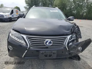 2013 Lexus RX 450h with VIN JTJBC1BAXD2444943, listed as a Copart auction lot 59564125 with Not provided miles and Salvage title. Bid and sale history available at DreamBid. Image 5.