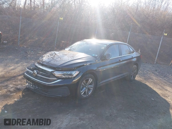 2022 Volkswagen Jetta SE with VIN 3VW7M7BU2NM010929, listed as a IAAI auction lot 41196295 with 4,258 mi miles and . Bid and sale history available at DreamBid. Image 17.
