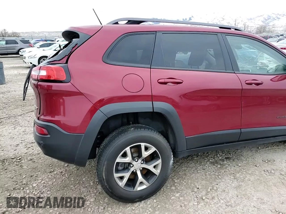 2014 Jeep Cherokee Trailhawk with VIN 1C4PJMBS6EW310871, listed as a Copart auction lot 49439665 with 0 mi miles and Salvage Title. Bid and sale history available at carsss.com. Image 12.