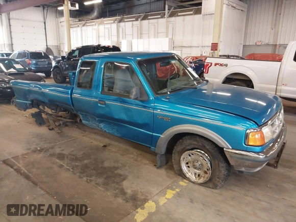 1994 Ford Ranger Splash with VIN 1FTCR15X9RPB31740, listed as a IAAI auction lot 41013596 with 52,610 mi miles and . Bid and sale history available at DreamBid. Image 1.