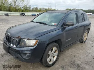 2014 Jeep Compass Sport with VIN 1C4NJDBB8ED699046, listed as a Copart auction lot 72991634 with 132,249 mi miles and Clean Title. Bid and sale history available at carsss.com. Image 1.