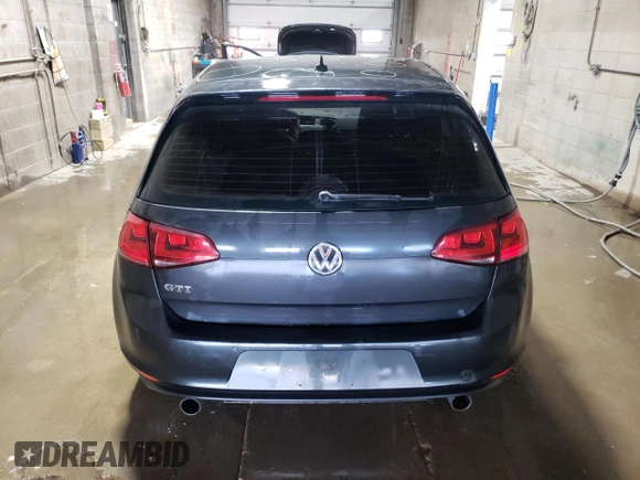 2015 Volkswagen Golf GTI S with VIN 3VW5T7AU0FM103204, listed as a Copart auction lot 77963244 with 123,005 mi miles and Salvage Title. Bid and sale history available at carsss.com. Image 6.