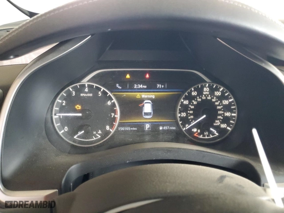 2018 Nissan Murano SL with VIN 5N1AZ2MG8JN135448, listed as a Copart auction lot 46460225 with 156,165 mi miles and Salvage Title. Bid and sale history available at carsss.com. Image 9.