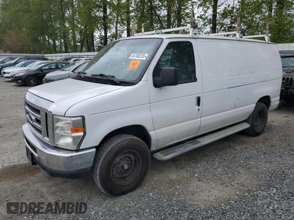 2013 Ford Econoline Cargo Commercial z VIN 1FTNE2EW4DDB22567, wystawiony jako Copart lot #54780235 z przebiegiem 104 060 mil mil oraz Czysty tytuł • Clean title. Historia ofert i sprzedaży dostępna na DreamBid. Obrazek 1.