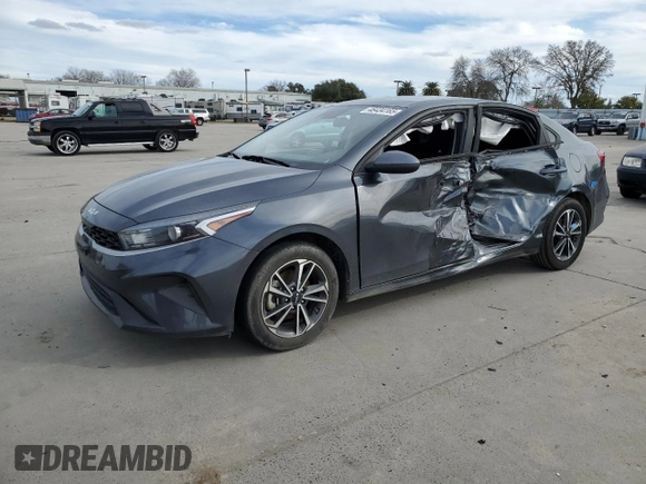 2023 Kia Forte LXS with VIN 3KPF24AD8PE544969, listed as a Copart auction lot 46434165 with 70,168 mi miles and Salvage Title. Bid and sale history available at carsss.com. Image 1.