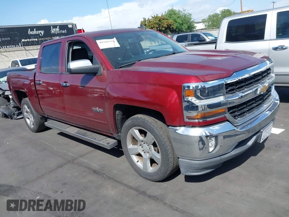 2017 Chevrolet Silverado 1500 LT with VIN 3GCPCREC3HG394372, listed as a IAAI auction lot 41948350 with 94,724 mi miles. Bid and sale history available at carsss.com. Image 1.
