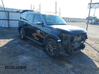 2015 Infiniti QX80 with VIN JN8AZ2NE4F9084990, listed as a IAAI auction lot 41410274 with 156,367 mi miles. Bid and sale history available at carsss.com. Image 1.