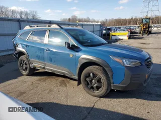 2022 Subaru Outback Wilderness with VIN 4S4BTGUD9N3102775, listed as a Copart auction lot 44130615 with 68,642 mi miles and Salvage Title. Bid and sale history available at DreamBid. Image 4.