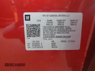 2021 GMC Acadia Denali z VIN 1GKKNXLS2MZ141187, wystawiony jako Copart lot #51343615 z przebiegiem 45 361 mil mil oraz Szkoda całkowita • Salvage title. Historia ofert i sprzedaży dostępna na DreamBid. Obrazek 13.