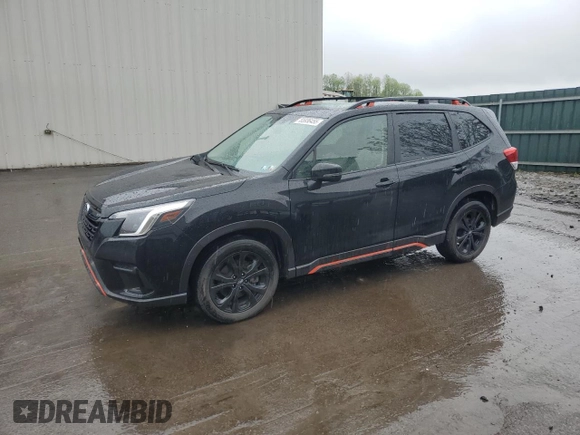 2023 Subaru Forester Special Sports with VIN JF2SKAJC6PH516491, listed as a Copart auction lot 55936455 with 17,802 mi miles and Salvage title. Bid and sale history available at DreamBid. Image 1.