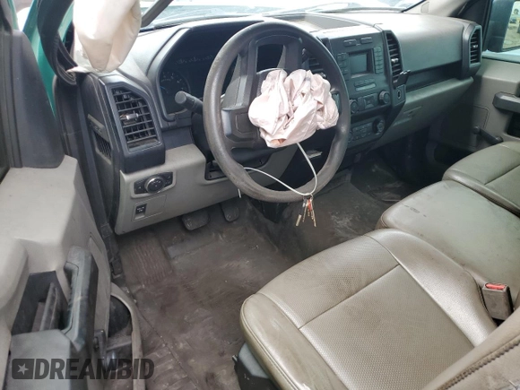 2017 Ford F-150 XL with VIN 1FTMF1C88HKC37763, listed as a Copart auction lot 52738935 with Not Provided miles and Salvage Title. Bid and sale history available at carsss.com. Image 8.