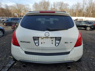 2004 Nissan Murano SL with VIN JN8AZ08W04W328125, listed as a Copart auction lot 85120444 with 114,147 mi miles and Salvage Title. Bid and sale history available at carsss.com. Image 6.
