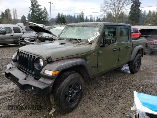 2022 Jeep Gladiator Willys с VIN 1C6HJTAG5NL112545, выставлен на аукционе Copart как лот 87320534 с пробегом 13 723 миль миль и Списание • Salvage title. История ставок и продаж доступна на DreamBid. Изображение 1.