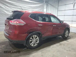 2015 Nissan Rogue SV with VIN KNMAT2MV0FP516517, listed as a Copart auction lot 47876565 with 93,755 mi miles and Salvage Title. Bid and sale history available at DreamBid. Image 3.