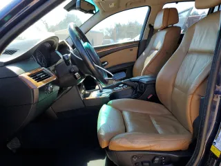 2009 BMW 5 Series 528i with VIN WBANU53589C122872, listed as a Copart auction lot 46658035 with 194,383 mi miles and Salvage Title. Bid and sale history available at carsss.com. Image 7.
