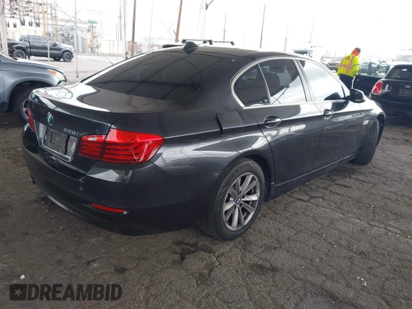 2014 BMW 5 Series 528i with VIN WBA5A5C59ED502669, listed as a IAAI auction lot 42137288 with 241,278 mi miles. Bid and sale history available at carsss.com. Image 4.