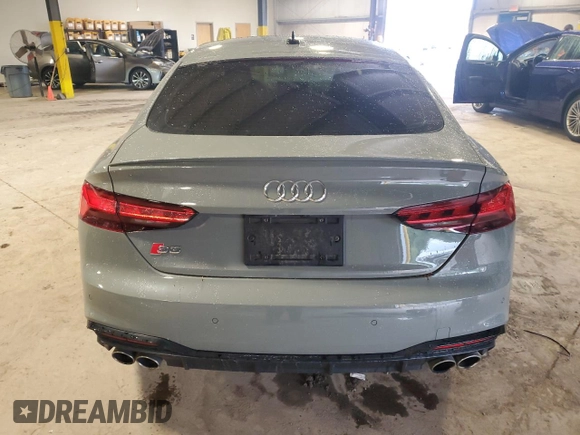 2021 Audi S5 Sportback Premium Plus z VIN WAUC4CF57MA043351, wystawiony jako Copart lot #58351495 z przebiegiem 24 693 mil mil oraz Szkoda całkowita • Salvage title. Historia ofert i sprzedaży dostępna na DreamBid. Obrazek 6.