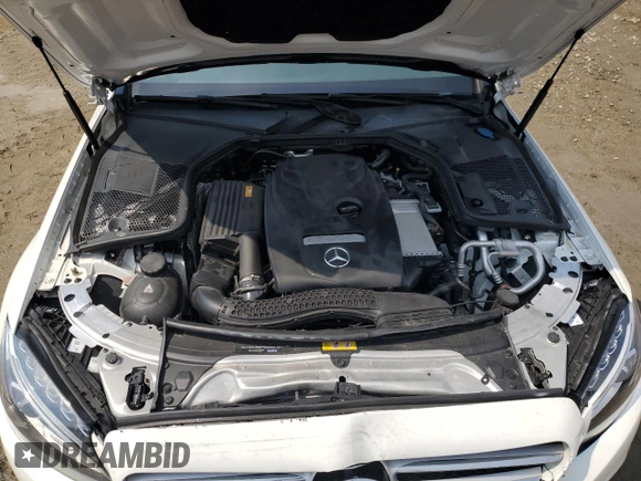 2018 Mercedes-Benz C 300 with VIN WDDWF4KB8JR316926, listed as a Copart auction lot 54015225 with 52,551 mi miles and Salvage title. Bid and sale history available at DreamBid. Image 11.
