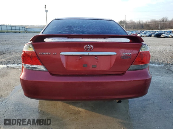 2006 Toyota Camry STD with VIN JTDBE32K063042069, listed as a Copart auction lot 43937285 with 180,796 mi miles and Salvage Title. Bid and sale history available at DreamBid. Image 6.