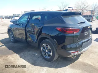 2023 Chevrolet Blazer LT with VIN 3GNKBCR49PS100263, listed as a IAAI auction lot 42117470 with 33,747 mi miles and . Bid and sale history available at DreamBid. Image 3.