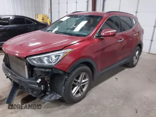2018 Hyundai Santa Fe 2.4L with VIN 5XYZU3LB6JG514828, listed as a IAAI auction lot 42282610 with 204,030 mi miles and . Bid and sale history available at DreamBid. Image 18.