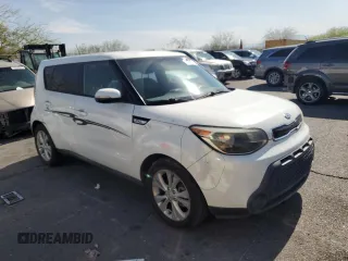 2014 Kia Soul + with VIN KNDJP3A59E7015882, listed as a Copart auction lot 52541815 with 130,768 mi miles and Salvage Title. Bid and sale history available at carsss.com. Image 4.