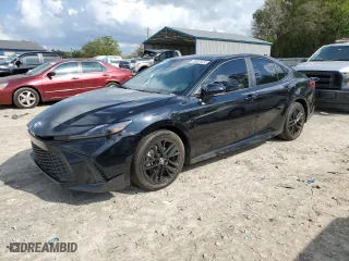 2025 Toyota Camry LE with VIN 4T1DAACK4SU101079, listed as a Copart auction lot 51288285 with 391 mi miles and Non Repairable. Bid and sale history available at carsss.com. Image 1.