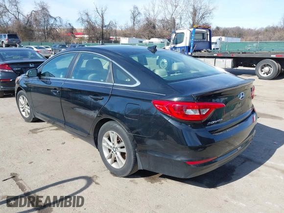 2015 Hyundai Sonata 2.4L SE with VIN 5NPE24AF8FH231881, listed as a IAAI auction lot 41678506 with 74,261 mi miles. Bid and sale history available at carsss.com. Image 3.