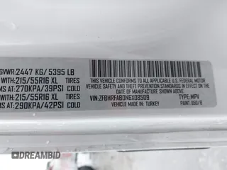 2022 Ram ProMaster City Cargo Tradesman z VIN ZFBHRFAB0N6X08509, wystawiony jako IAAI lot #41767910 z przebiegiem 41 563 mil mil oraz . Historia ofert i sprzedaży dostępna na DreamBid. Obrazek 9.