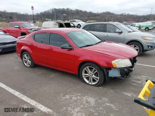 2013 Dodge Avenger SE V6 with VIN 1C3CDZAG9DN588415, listed as a IAAI auction lot 41469383 with 136,549 mi miles. Bid and sale history available at carsss.com. Image 1.