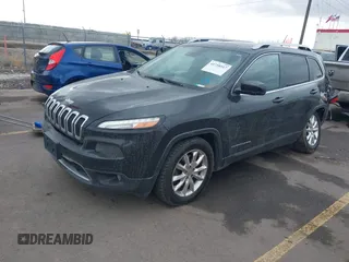 2014 Jeep Cherokee Limited with VIN 1C4PJLDS7EW283526, listed as a IAAI auction lot 41718517 with 129,868 mi miles. Bid and sale history available at carsss.com. Image 17.