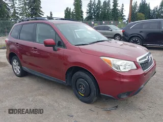 2014 Subaru Forester Premium with VIN JF2SJAEC5EH433029, listed as a IAAI auction lot 42680628 with 171,548 mi miles and . Bid and sale history available at DreamBid. Image 1.