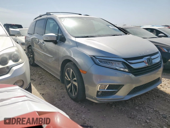 2020 Honda Odyssey Elite with VIN 5FNRL6H9XLB000033, listed as a Copart auction lot 49408535 with 65,962 mi miles and Salvage Title. Bid and sale history available at DreamBid. Image 4.
