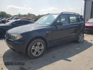 2006 BMW X3 3.0i z VIN WBXPA93456WG92234, wystawiony jako Copart lot #60319775 z przebiegiem Nie podano mil oraz Szkoda całkowita • Salvage title. Historia ofert i sprzedaży dostępna na DreamBid. Obrazek 1.
