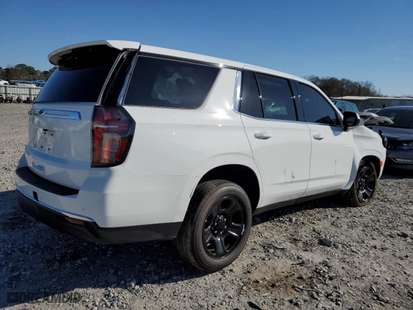2023 Chevrolet Tahoe Commercial with VIN 1GNSCLED9PR430295, listed as a Copart auction lot 87807095 with 283 mi miles and Salvage Title. Bid and sale history available at carsss.com. Image 3.