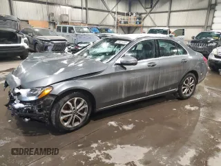 2018 Mercedes-Benz C 300 with VIN 55SWF4KB6JU275257, listed as a Copart auction lot 87821335 with 118,771 mi miles and Salvage Title. Bid and sale history available at DreamBid. Image 1.