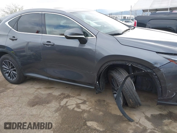 2022 Lexus NX with VIN JTJAKCEZ7N2003025, listed as a IAAI auction lot 41763745 with 74,157 mi miles. Bid and sale history available at carsss.com. Image 17.